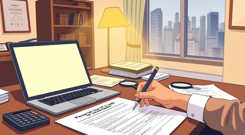 personal line of credit application process