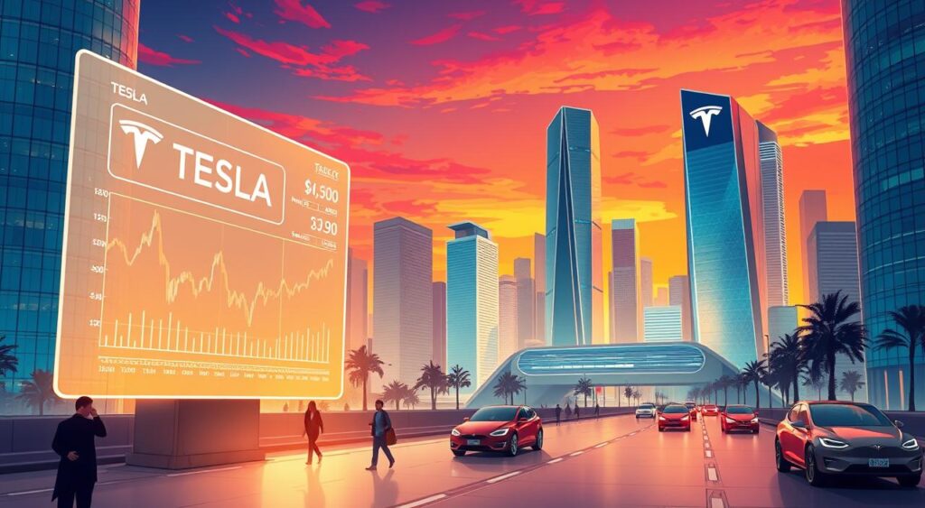 Tesla stock projection