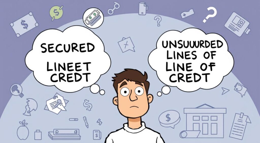 secured vs unsecured line of credit