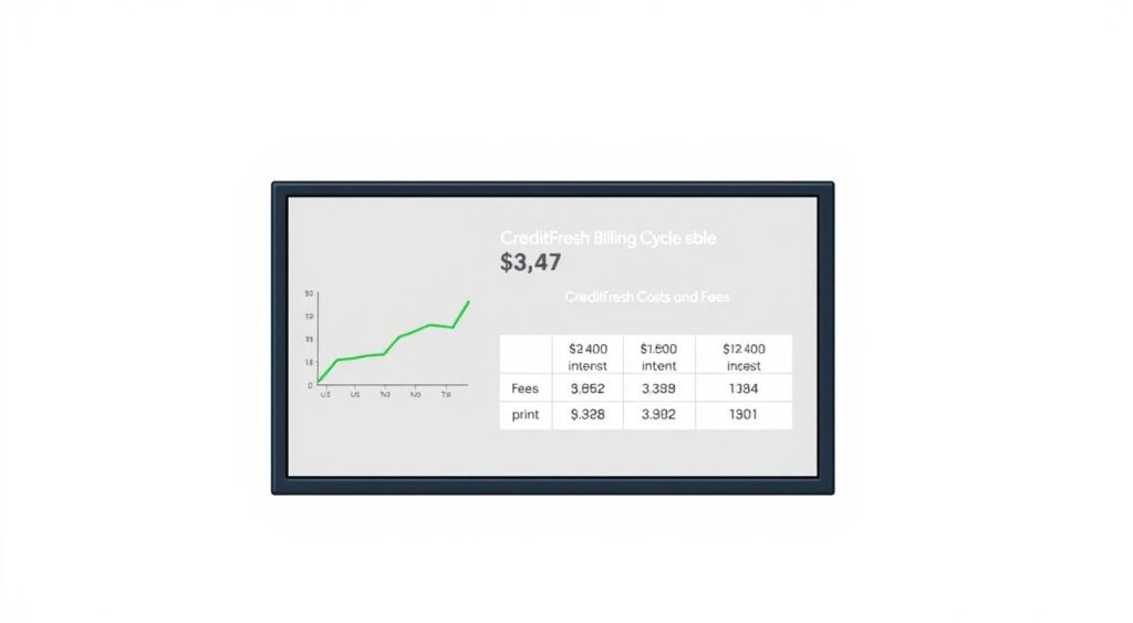 CreditFresh billing cycle charge example